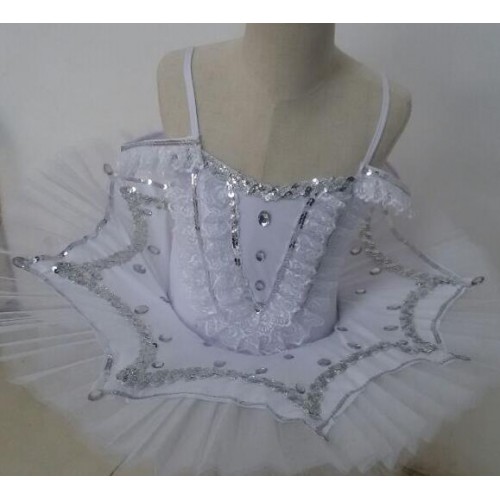 Professional Ballet Costumes For kids White/Blue/Pink Swan Lake Ballet Costume For Girls Ballerina Dress Children Ballet Dresses